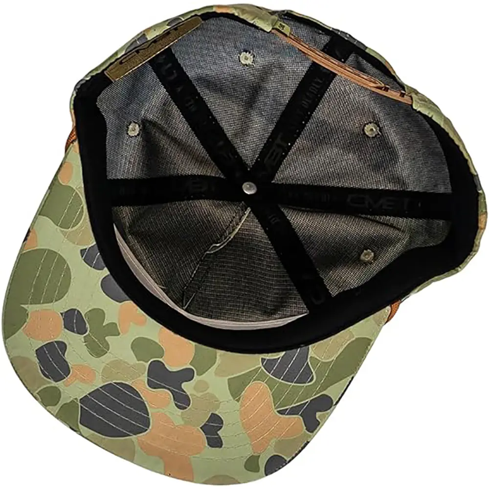 Camouflage Oem Custom High Quality 3d Snapback Cap and Hat Custom Baseball Cap Hat 3
