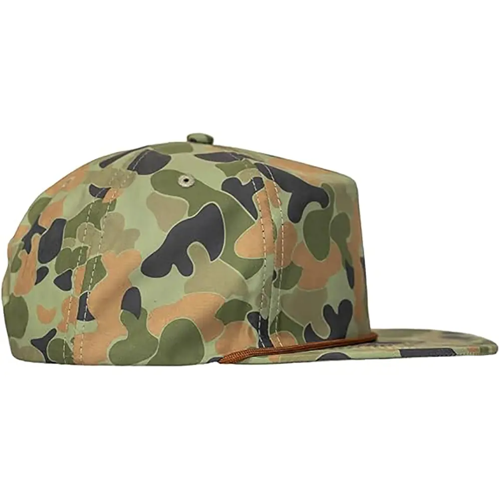 Camouflage Oem Custom High Quality 3d Snapback Cap and Hat Custom Baseball Cap Hat