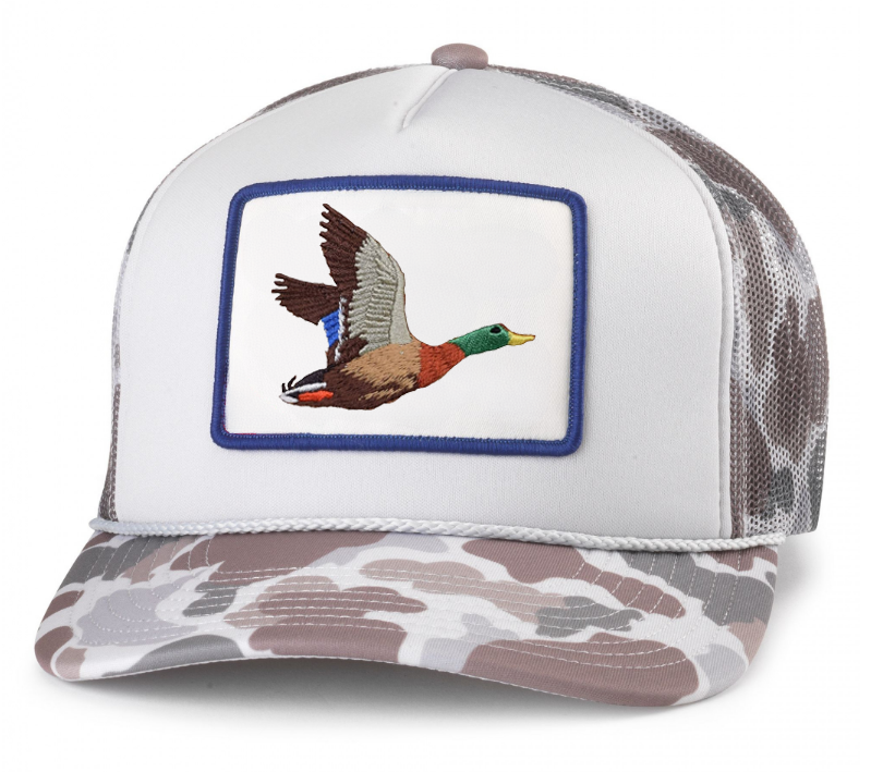 Camouflage Trucker Hat 5 Panel Gorras Embroidered Logo Animal Pattern Custom Mesh Plastic Single Row Buckle Snapback Closure OEM 1