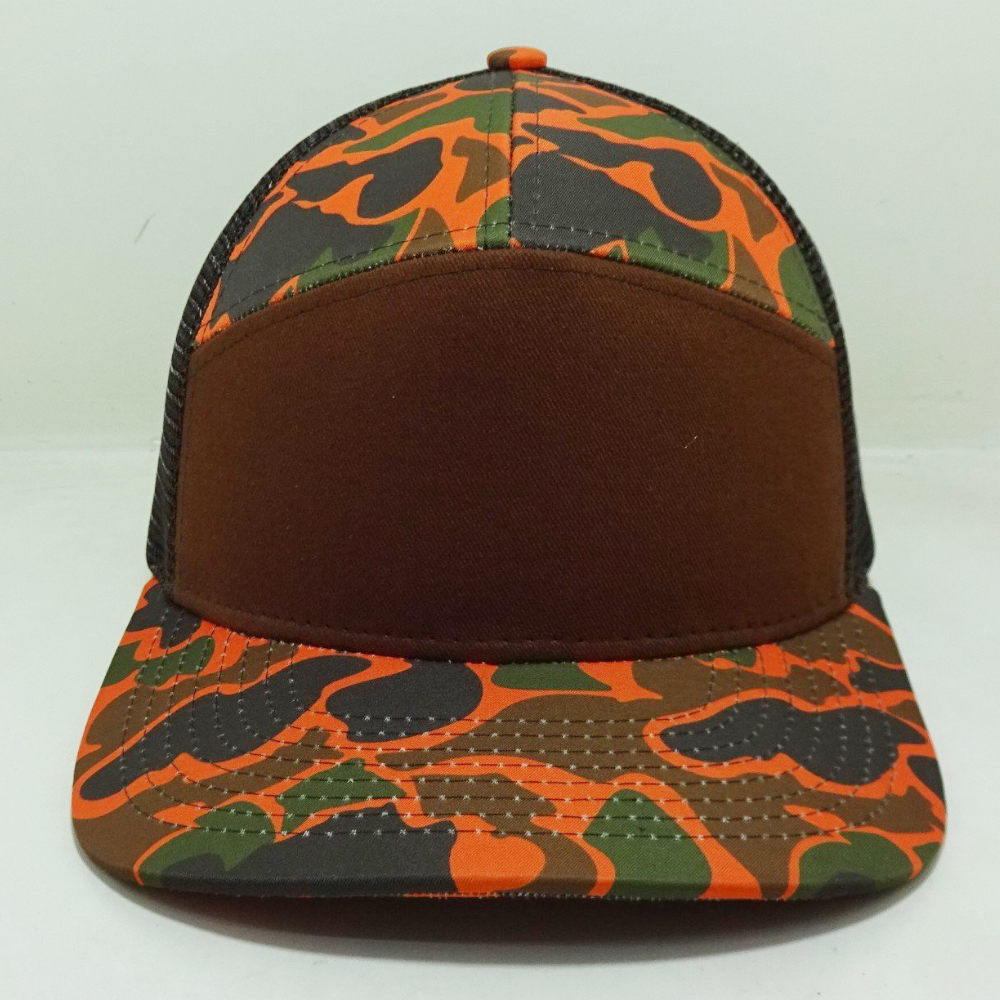 Camouflage Trucker Hats 7 Panel Curved Brim Structured Adjustable Snapback Closure American Styles Hunting Vietnam Promotions 2