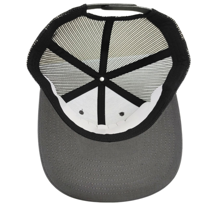Casual R112 Styles Trucker Hat Minimal Embroidered Logo Slightly Curved Bill Mesh Cap Structured 6 Panel OEM Vietnam Factory L01 4