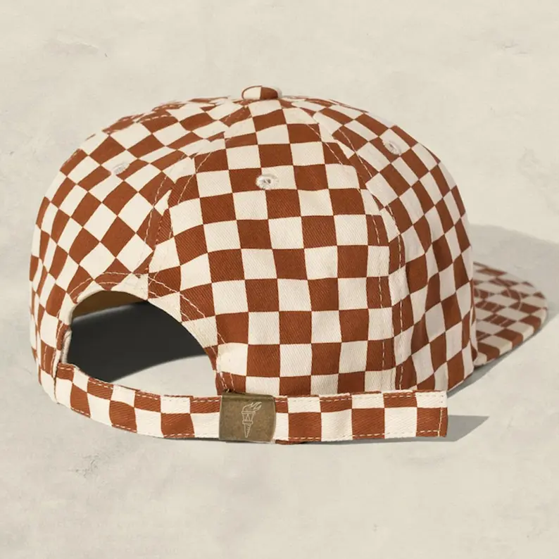 Checkered Snapback Caps Vintage Retro Style Hat Vietnam Made Custom Gorras For Men Women Streetwear Summer Casual Promotion L01 3