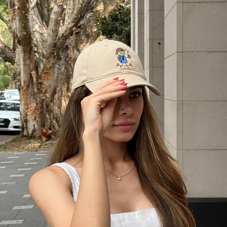 Chill Man Embroidery Baseball Cap Vietnam Made Dad Hat Custom Curved Logo Gorras For Casual Unisex Travel Brand Promotion L01 3