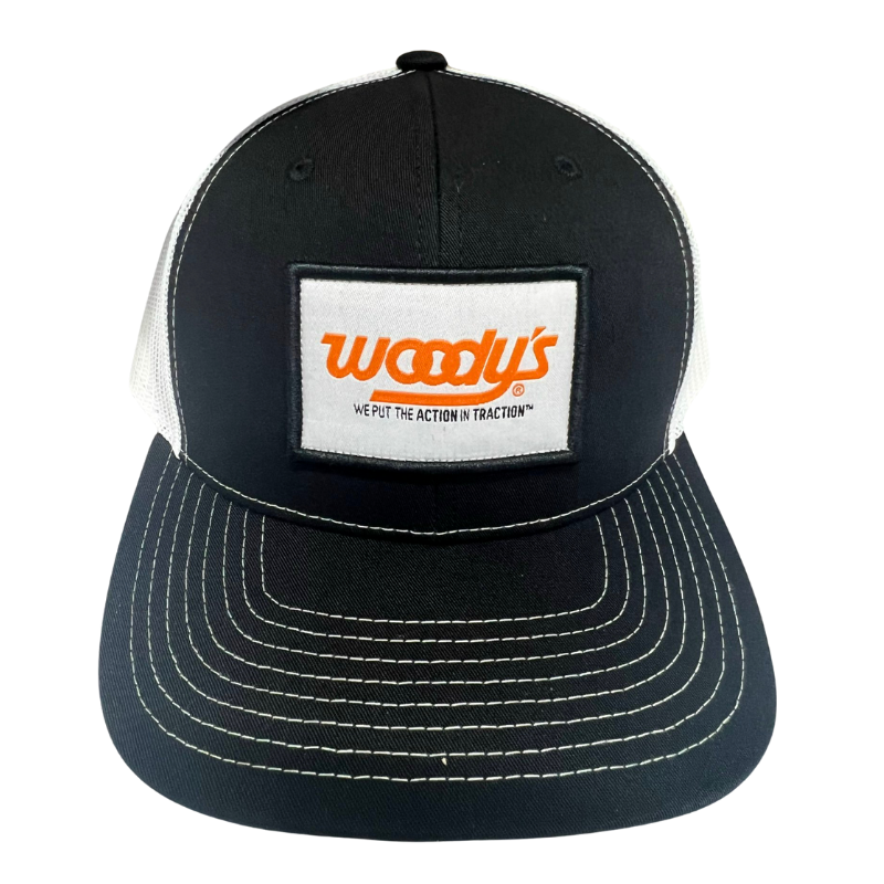Classic Ri112 Trucker Hat with Custom Woven Patch Logo Mesh Back Structured Cap Adjustable Closure OEM Vietnam Manufacturer L01 2
