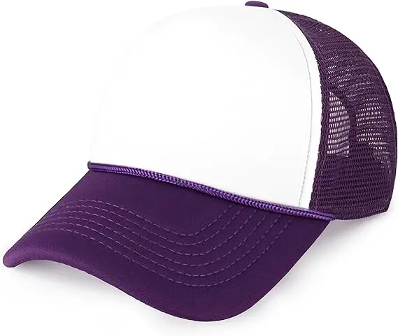 Colorblock Flat Brim 5 Panel Snapback Trucker Cap Hat Custom Colors Your Brand Own Sports Trendy Polyester Baseball Snapback Cap 5