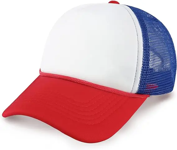 Colorblock Flat Brim 5 Panel Snapback Trucker Cap Hat Custom Colors Your Brand Own Sports Trendy Polyester Baseball Snapback Cap 2