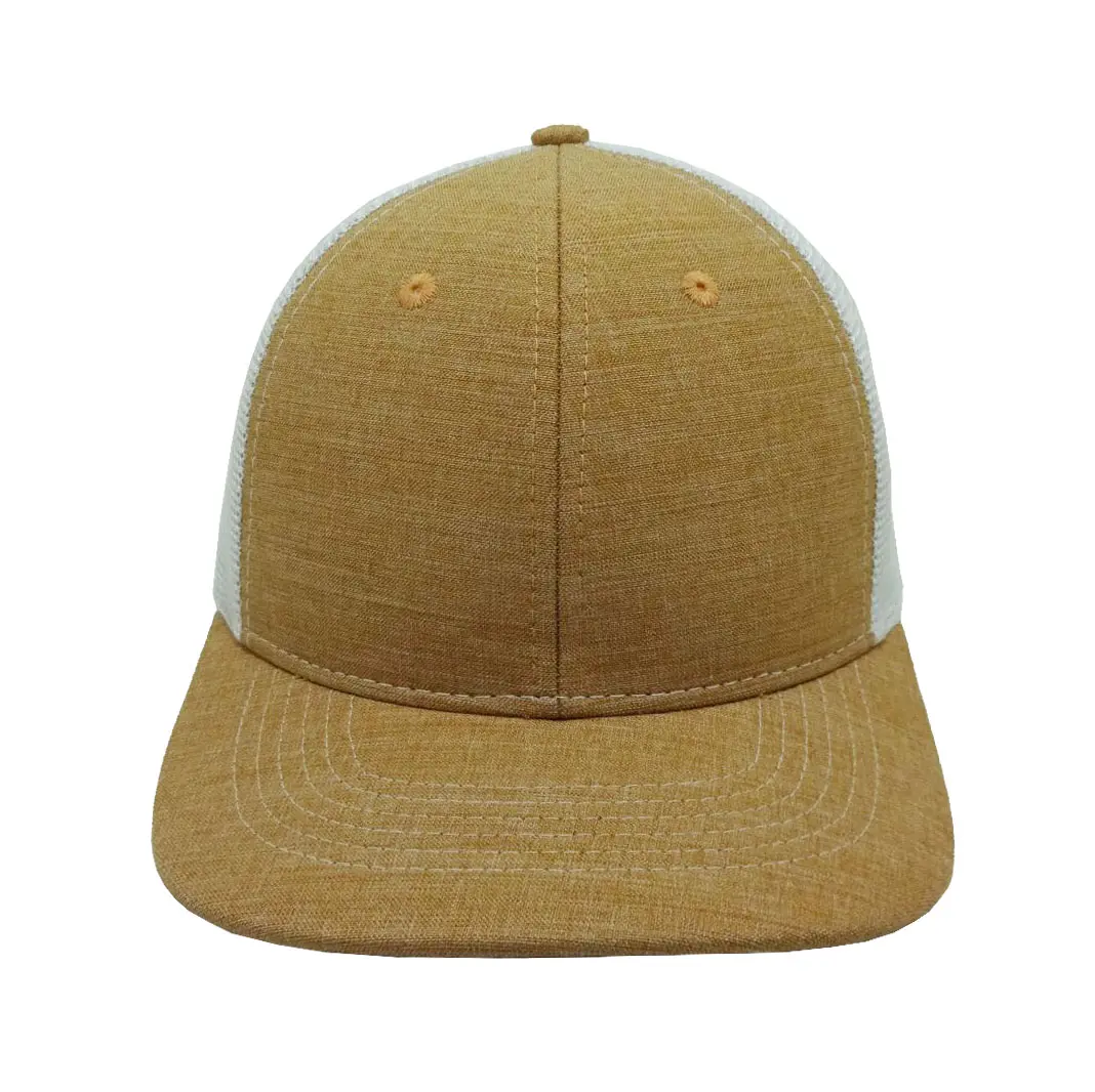 Colorful Custom Logo Wholesale Products Trucker Hats 6-Panel Curved Brim High Quality Medium Profile Mesh Back Cap Trucker Hats 3