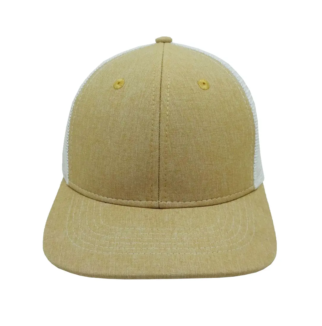 Colorful Custom Logo Wholesale Products Trucker Hats 6-Panel Curved Brim High Quality Medium Profile Mesh Back Cap Trucker Hats 4
