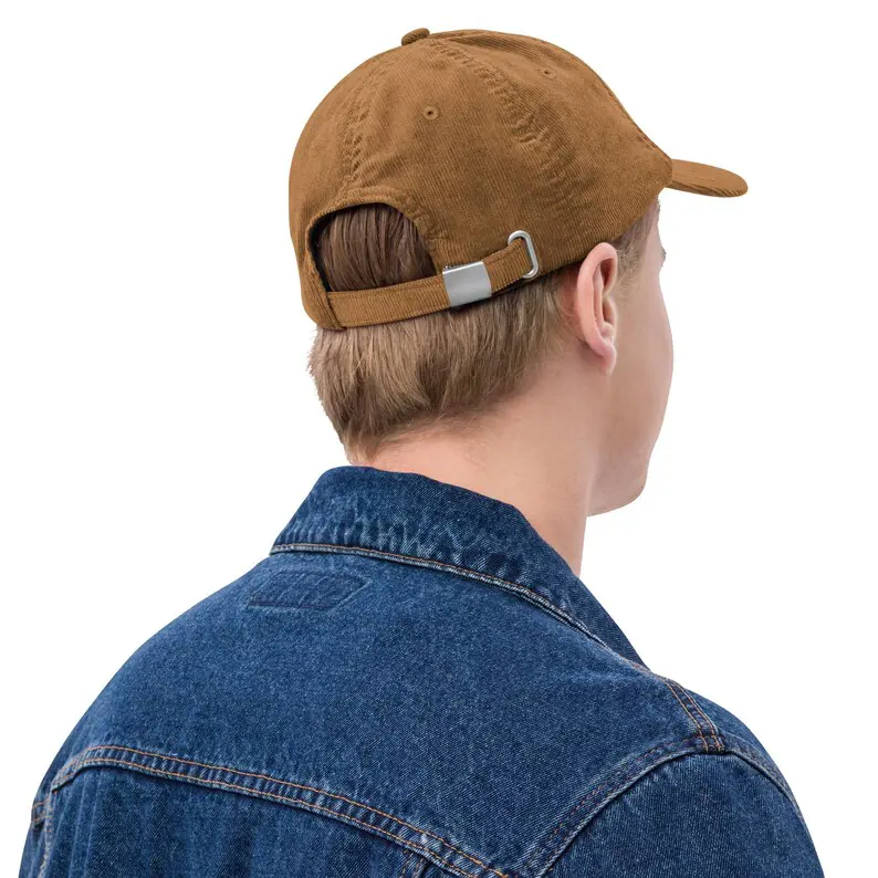 Cool Dog Dad Corduroy Baseball Cap Vietnam Made With Fist Paw Embroidery Adjustable Fit Dad Hat Pet Lover Gift Casual Style L01 7