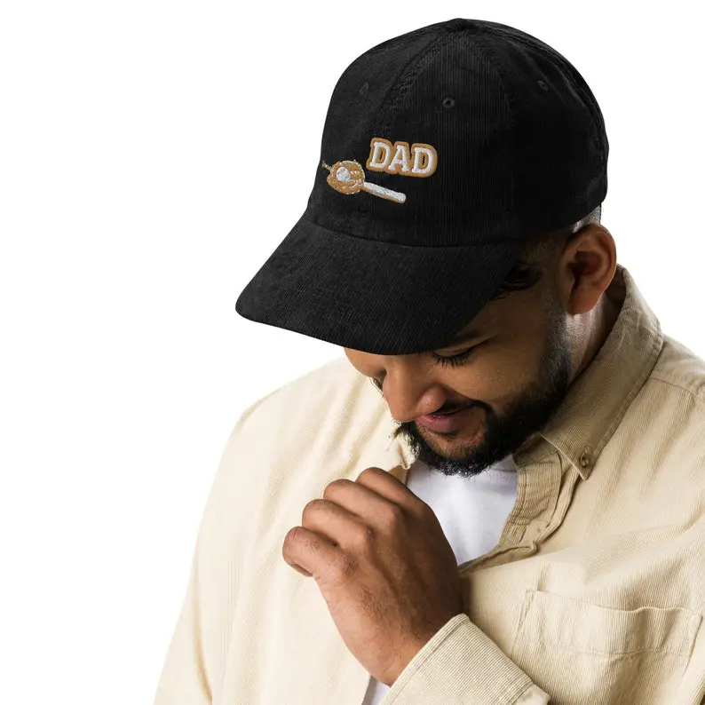 Corduroy Baseball Cap High Quality Embroidered Logo Vietnam Made Adjustable Unisex Dad Hat Gorras For Camping Sporty Casual L01 6