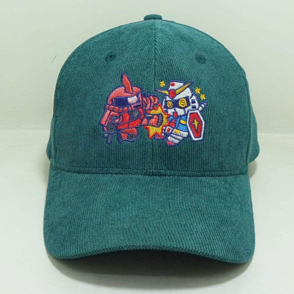 Corduroy Baseball Caps Embroidered Logo 6 Panel Unstructured Hats Gorras Adjustable Snapback Closure Curved Brim All Ages Unisex