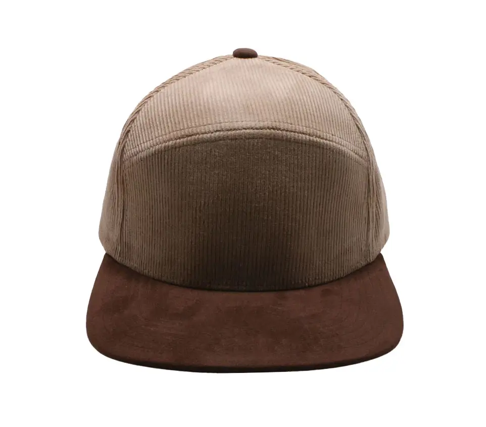 Corduroy Hiphop Wholesale Snapback Caps Flat Cap 7 Panels High Quality Adjustable Size Classic Snapback Caps Original 1