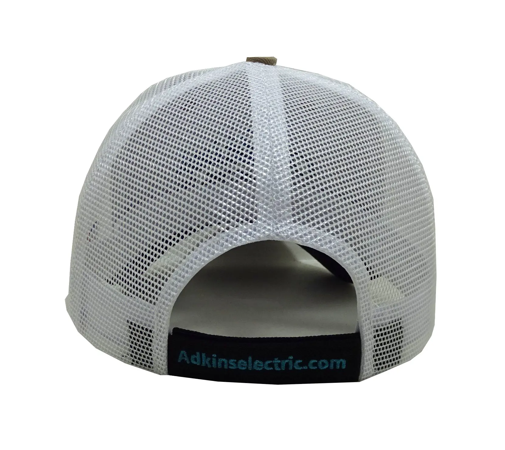 Curved Brim 6-Panel High Quality Khaki/Black Color Structured Low Profile Adjustable Outdoor Trucker Hat from Vietnam Supplier 5