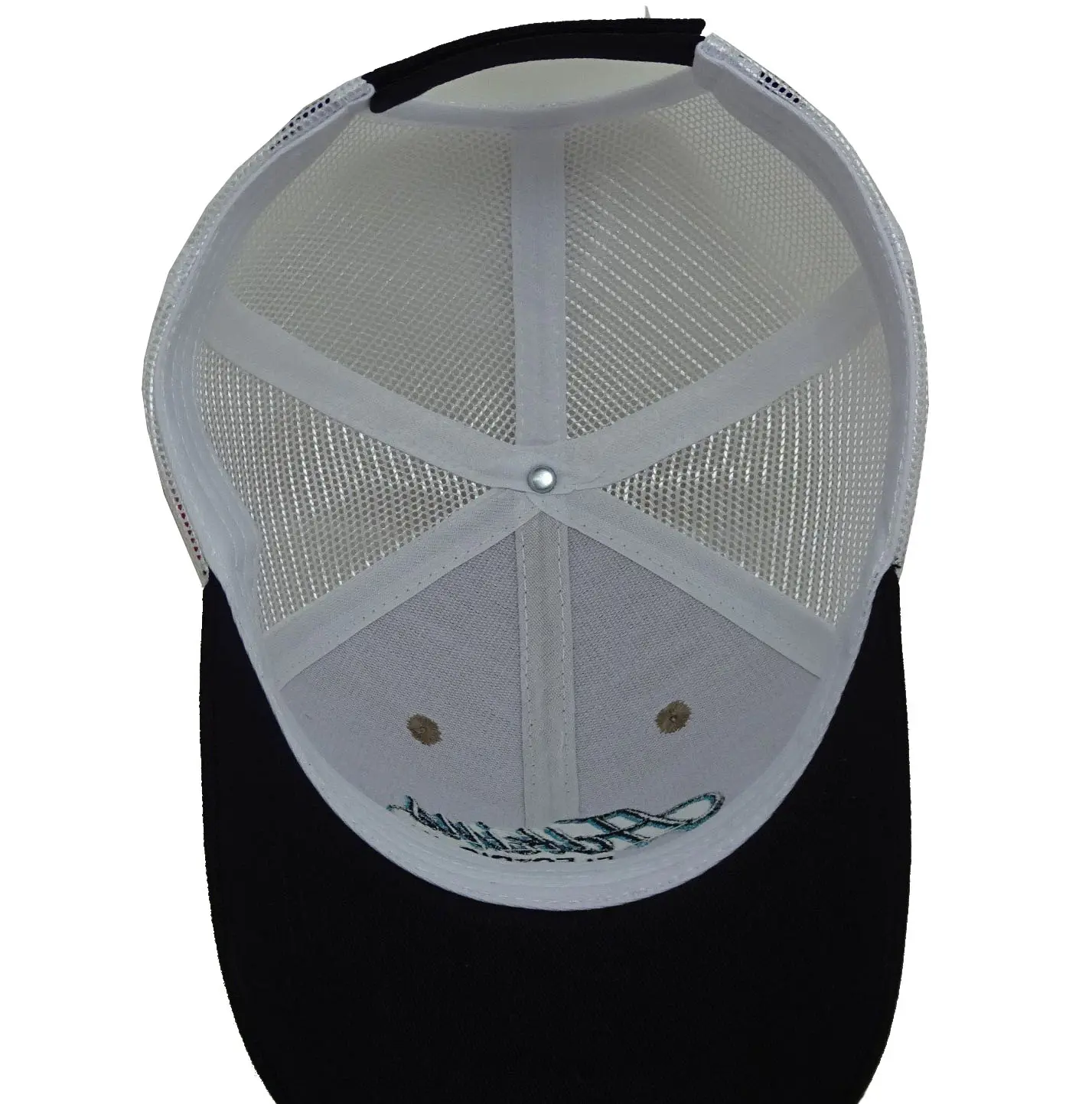 Curved Brim 6-Panel High Quality Khaki/Black Color Structured Low Profile Adjustable Outdoor Trucker Hat from Vietnam Supplier 6