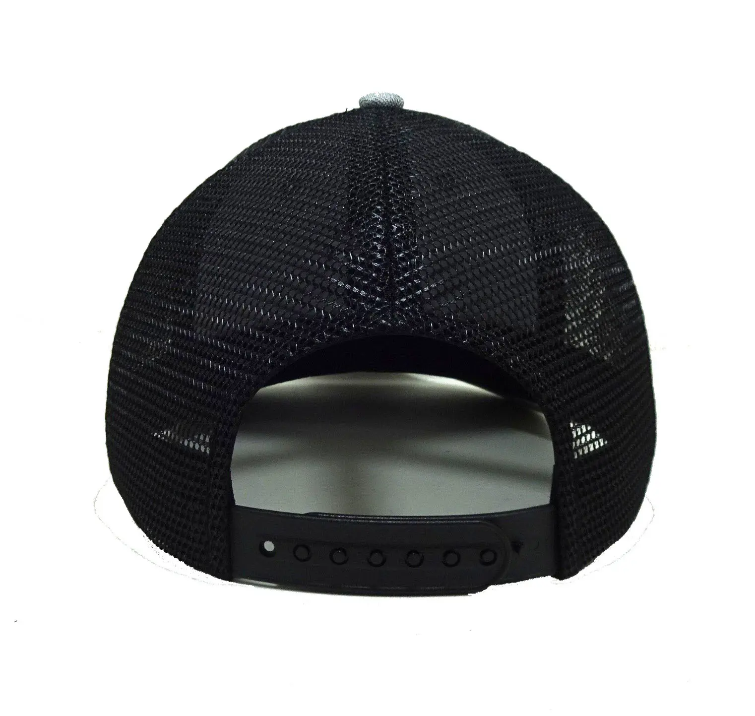 Curved Brim High Quality 2D Embroidery Grey/Black Color Medium Profile Trucker Hat for Men in Vietnam Factory 6