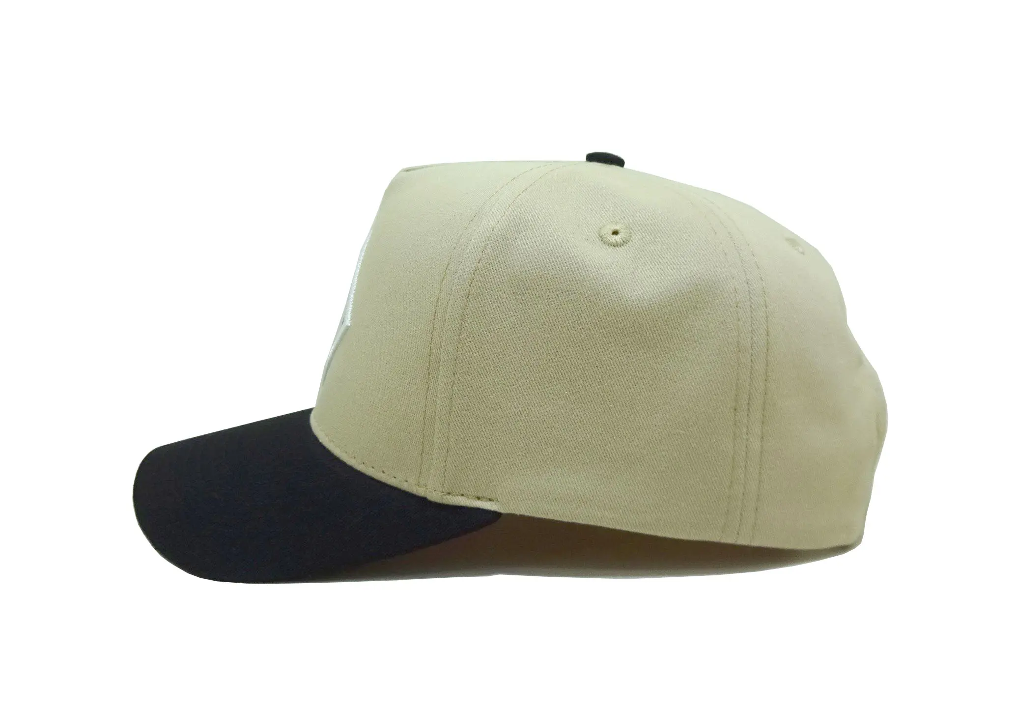 Custom 2 Pantones Baseball Hat Embroidery Logo Curved Brim Snapback Caps Sport Dad Hat Vietnam Supplier For business 2