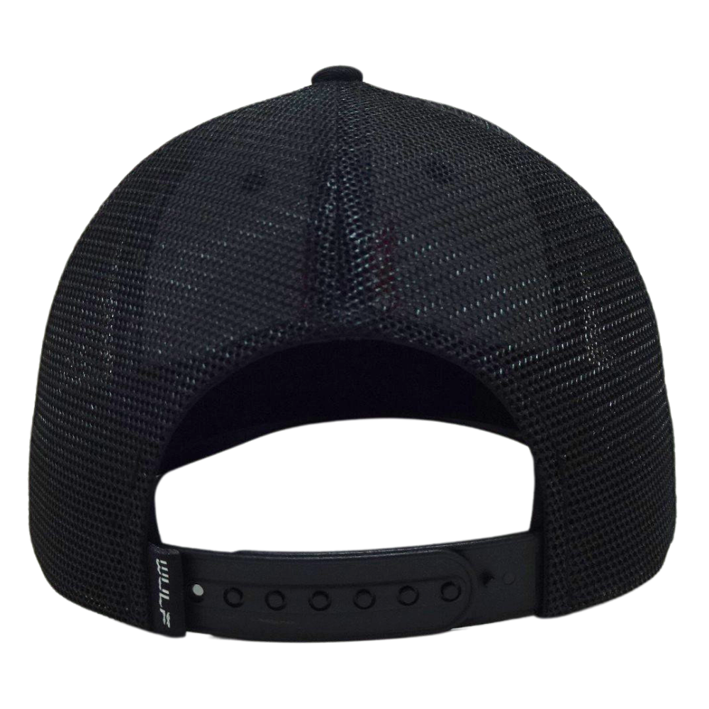 Custom 2D Embroidered and Rubber Patch Logos 6 Panel Structured Trucker Hats Caps Printed Seam Tapes Single Breasted Buckle OEM 7