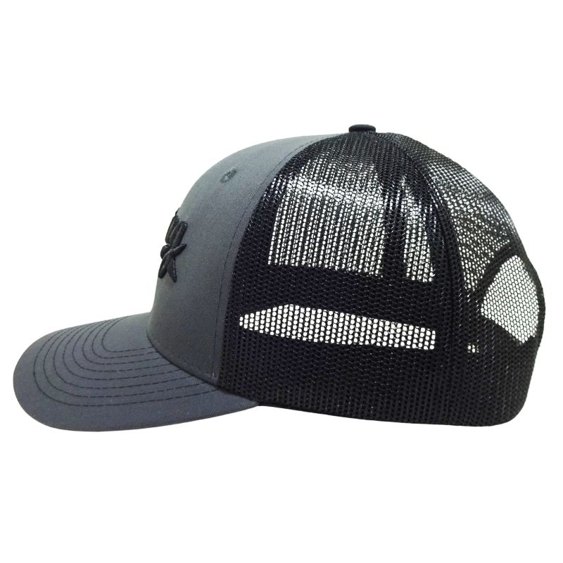 Custom 3D Embroidered Logo Trucker Hat Mesh Back 6 Panel Snapback Adjustable Mid Profile Caps Vietnam OEM Headwear Factory 4