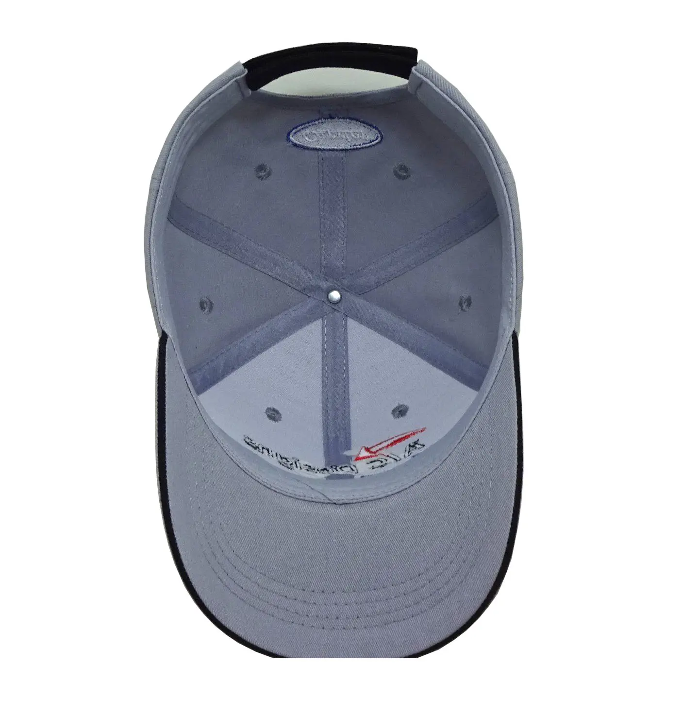 Custom 3D Embroidery Logo Gray Baseball Hat Sport Dad Hats Customized Design Vietnam Factory 3