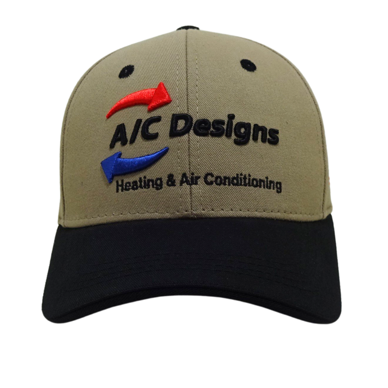 Custom 6 Panel 3D Embroidery Logo Baseball Caps Embroidered Left Side Panel Velcro Back Closure Hats Vietnam OEM Supplier L01