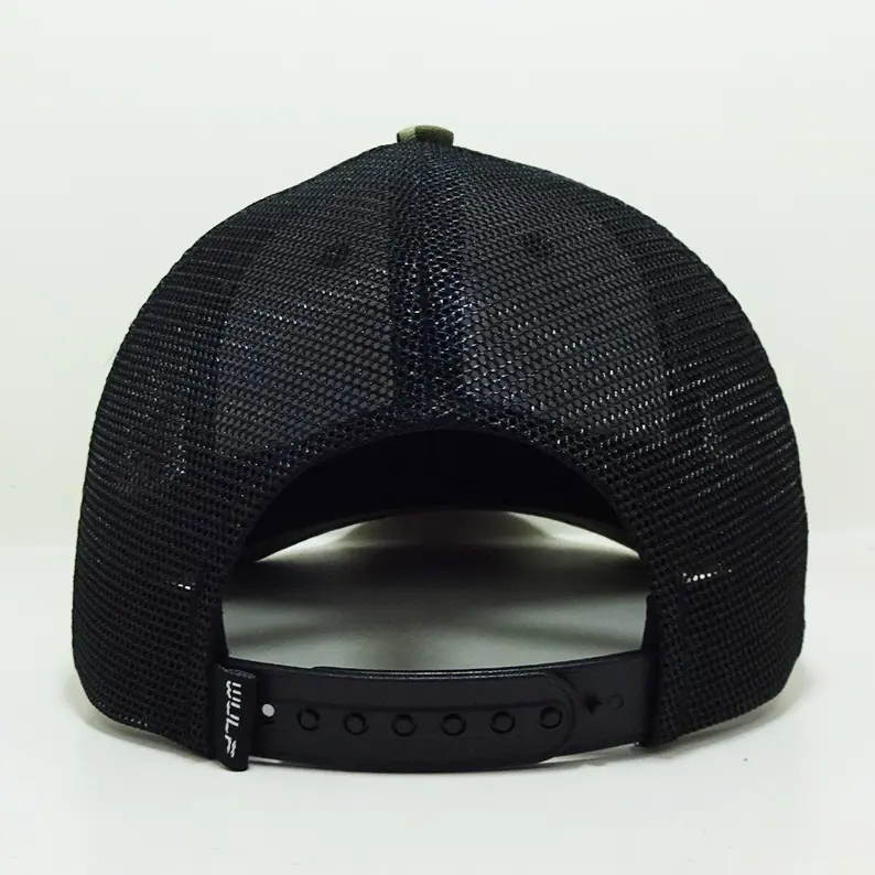 Custom Animal 3D Embroidered Logo Camo Trucker Hat Tag Closures With Mesh Back Vietnam Made Caps For Men Women Outdoor Casual L1 6