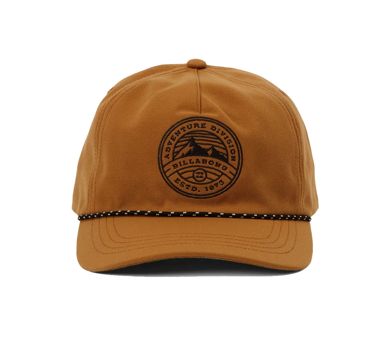 Custom Baseball Cap Wholesale Products Sports Cap Unstructured 5-Panel Curved Brim High Quality Brown Color Canvas Baseball Cap