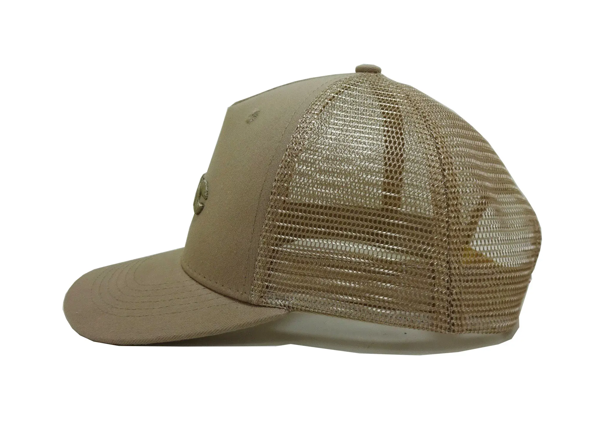 Custom Camel Color Golf Hat Embroidery Logo Trucker Caps High Quality Vietnam Brand Hats Promotion for Business Snapback Cap 4