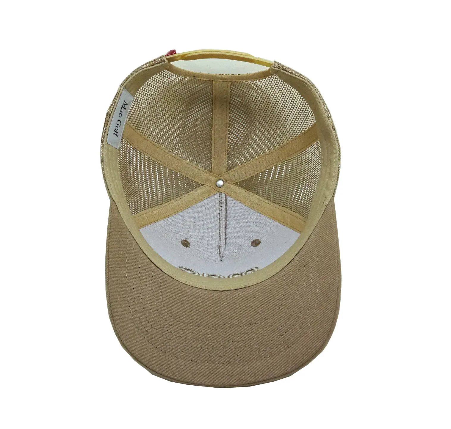 Custom Camel Color Golf Hat Embroidery Logo Trucker Caps High Quality Vietnam Brand Hats Promotion for Business Snapback Cap 6