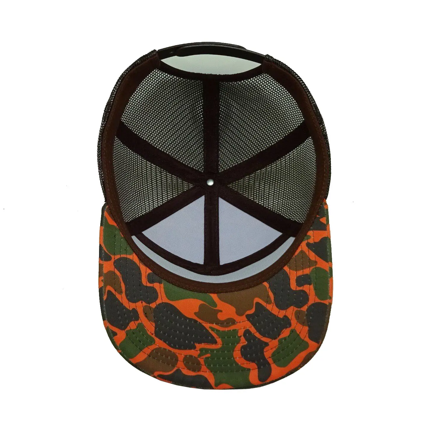 Custom Camo Camper Hat High Quality Hats Flat Top Cap Outdoor Sports Camouflage Baseball Hat Vietnam Supplier 4