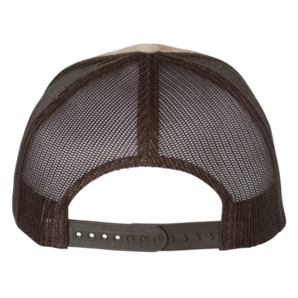 Custom Camouflage 6 Panel Trucker Hats Y 6006 Breathable Mesh Adjustable Single Plastic Row Buckle Adult Size Green Brown Unisex 6
