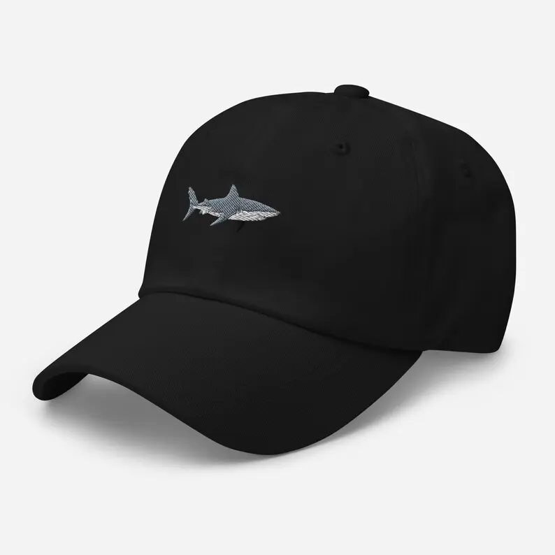 Custom Caps Fish Embroidered Baseball Caps Vietnam Factory Adjustable Fit Travel Casual Outdoor Sea Lovers Gift Promotion L01 3