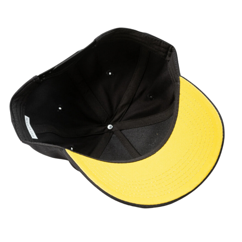 Custom Contrast Underbrim Color 5 Panel Baseball Cap Plain Curved Bill Structured or Unstructured Plastic Single Breasted Buckle 5