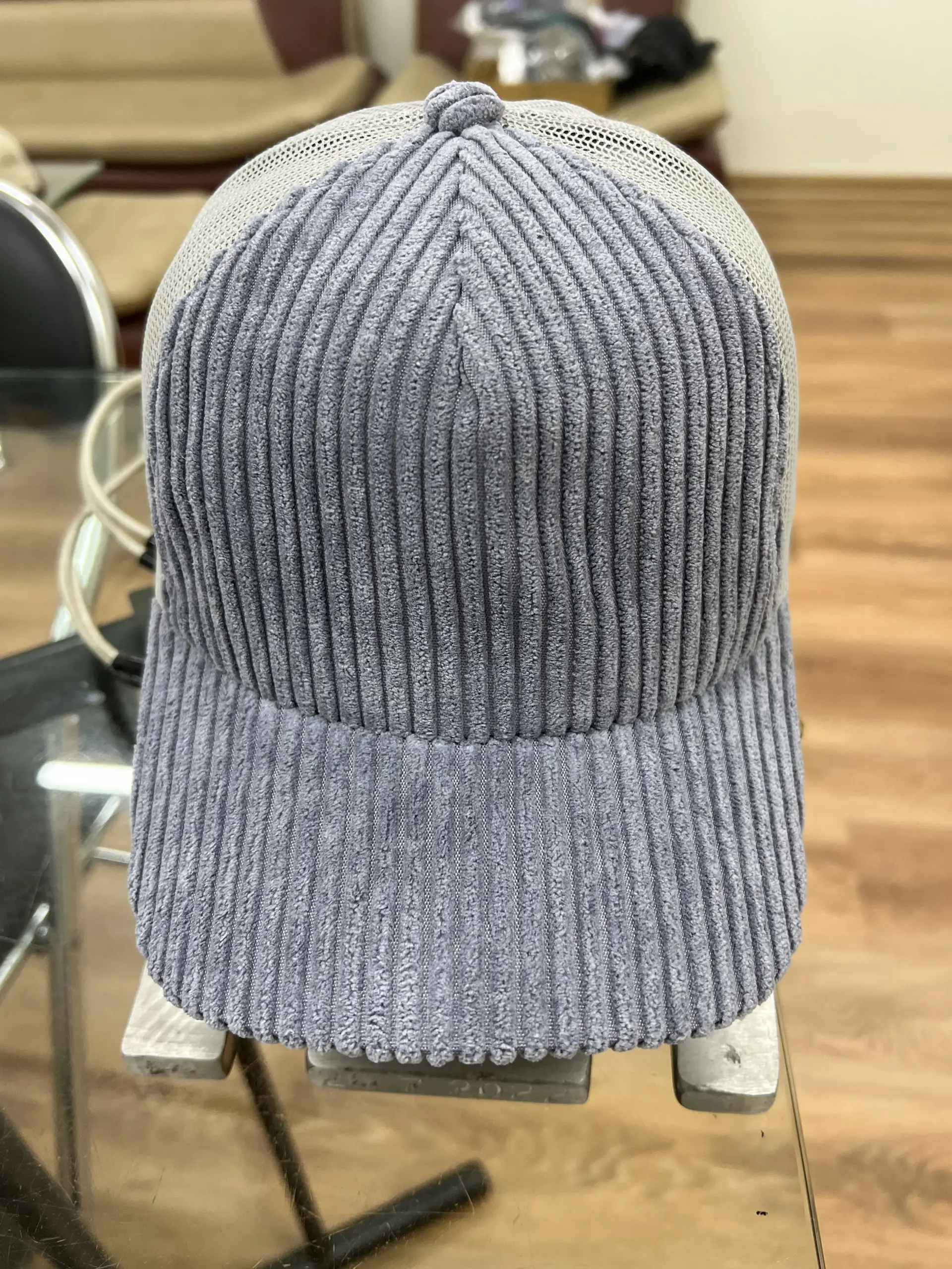 Custom Corduroy Baseball Caps 6 Panels Sport Dad Hats Velvet Fabric Embroidery Logo Snapback Cap Vietnam Factory 2