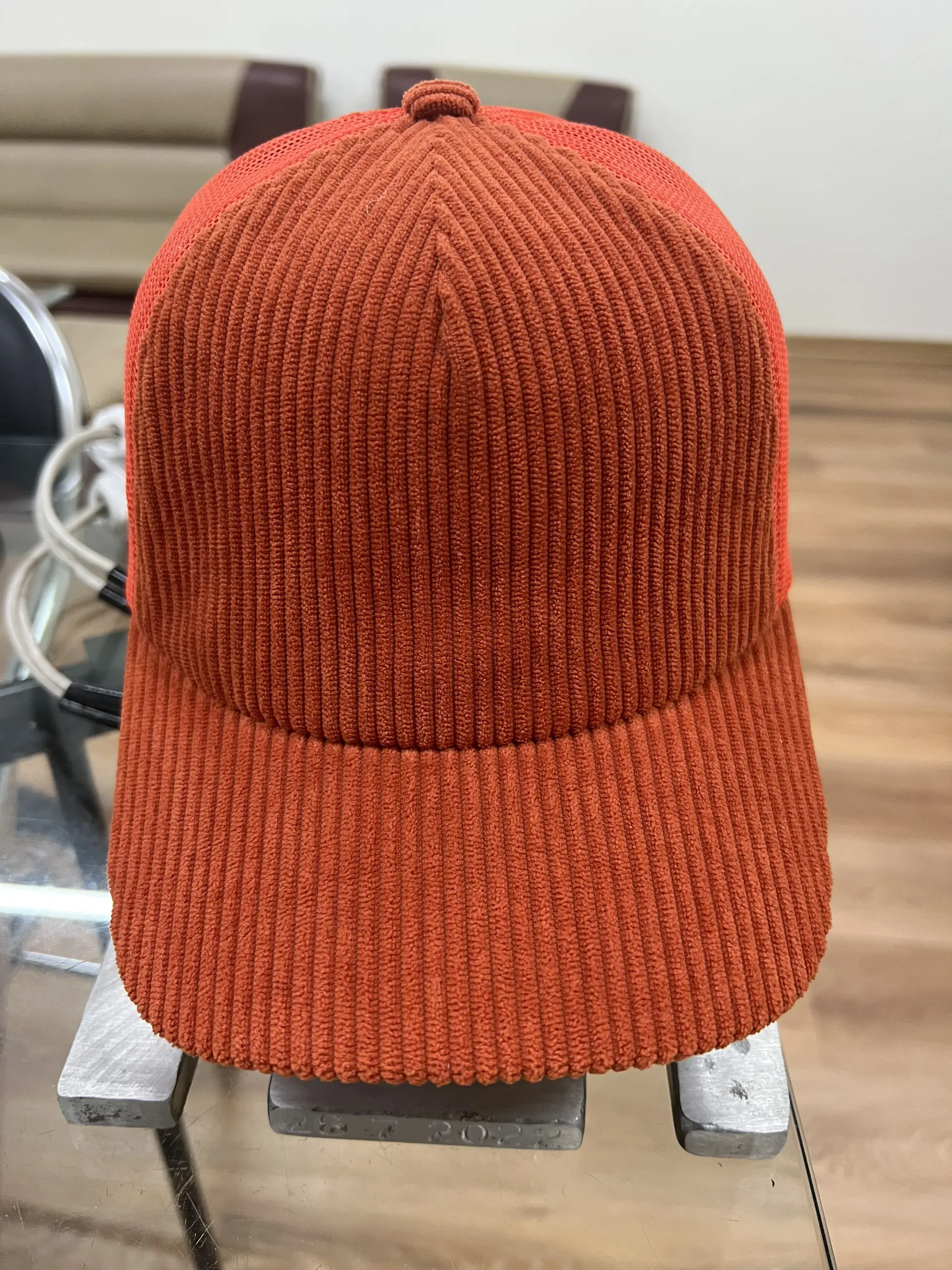 Custom Corduroy Baseball Caps 6 Panels Sport Dad Hats Velvet Fabric Embroidery Logo Snapback Cap Vietnam Factory 3