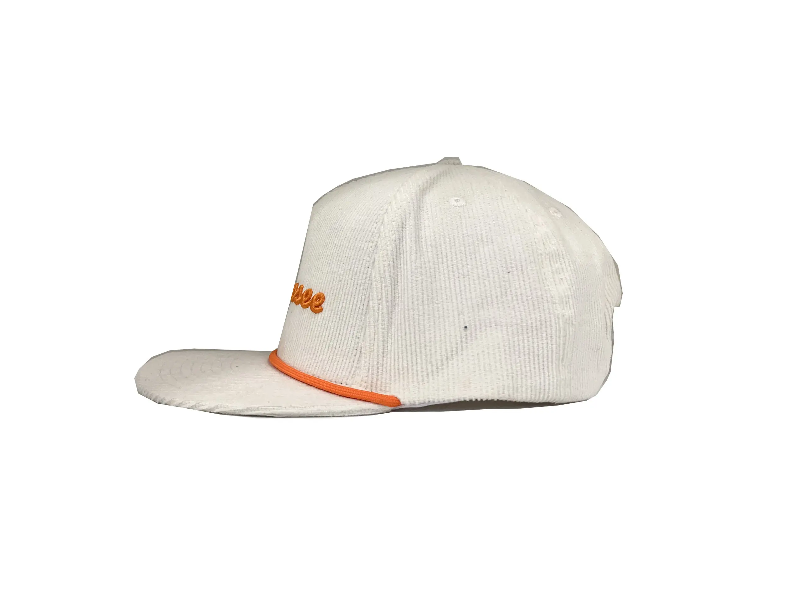 Custom Corduroy Baseball Caps Embroidery Logo with Rope Orange Color Customized Design Snapback Hat in Vietnam Factory 4