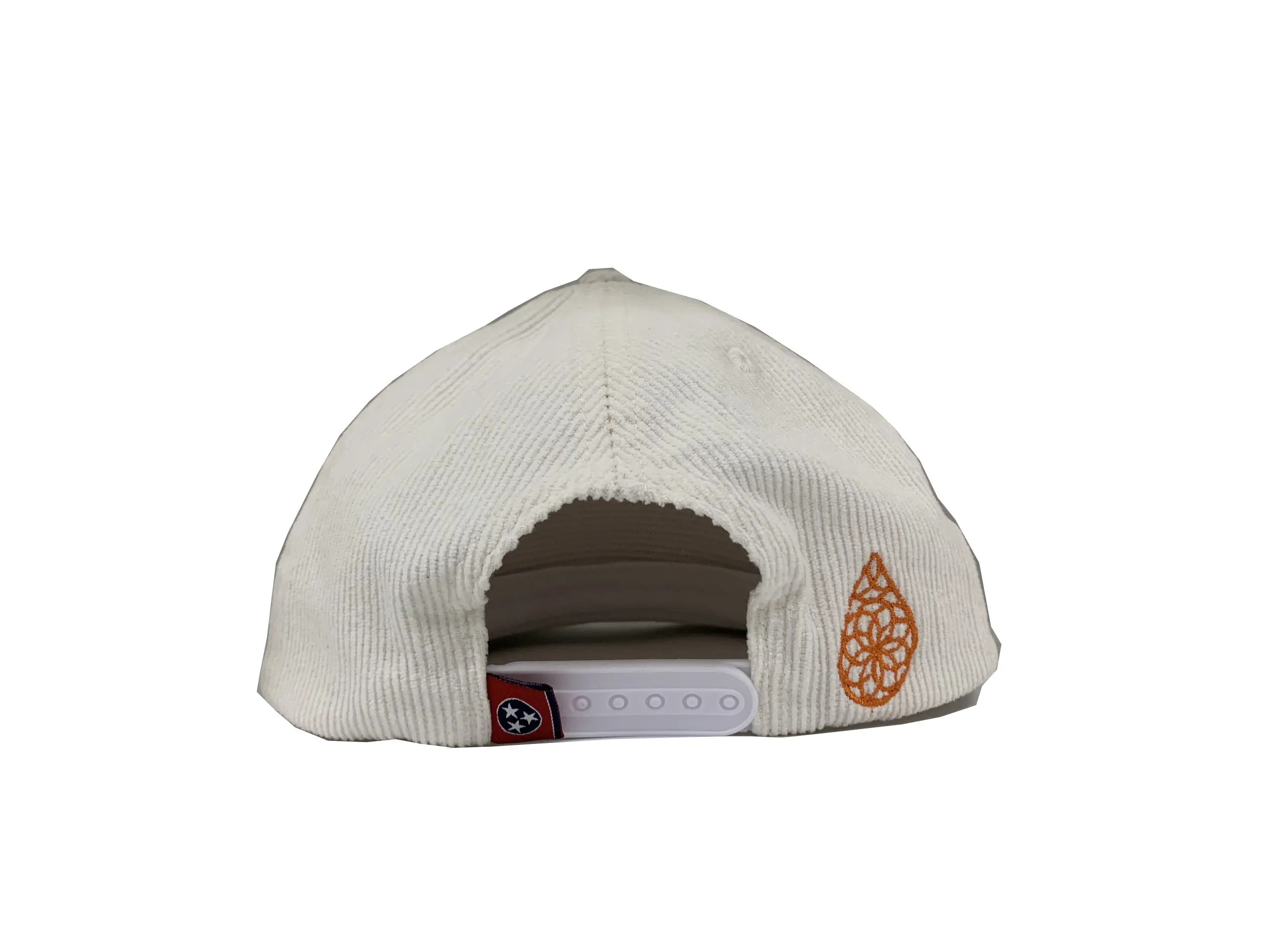Custom Corduroy Baseball Caps Embroidery Logo with Rope Orange Color Customized Design Snapback Hat in Vietnam Factory 3