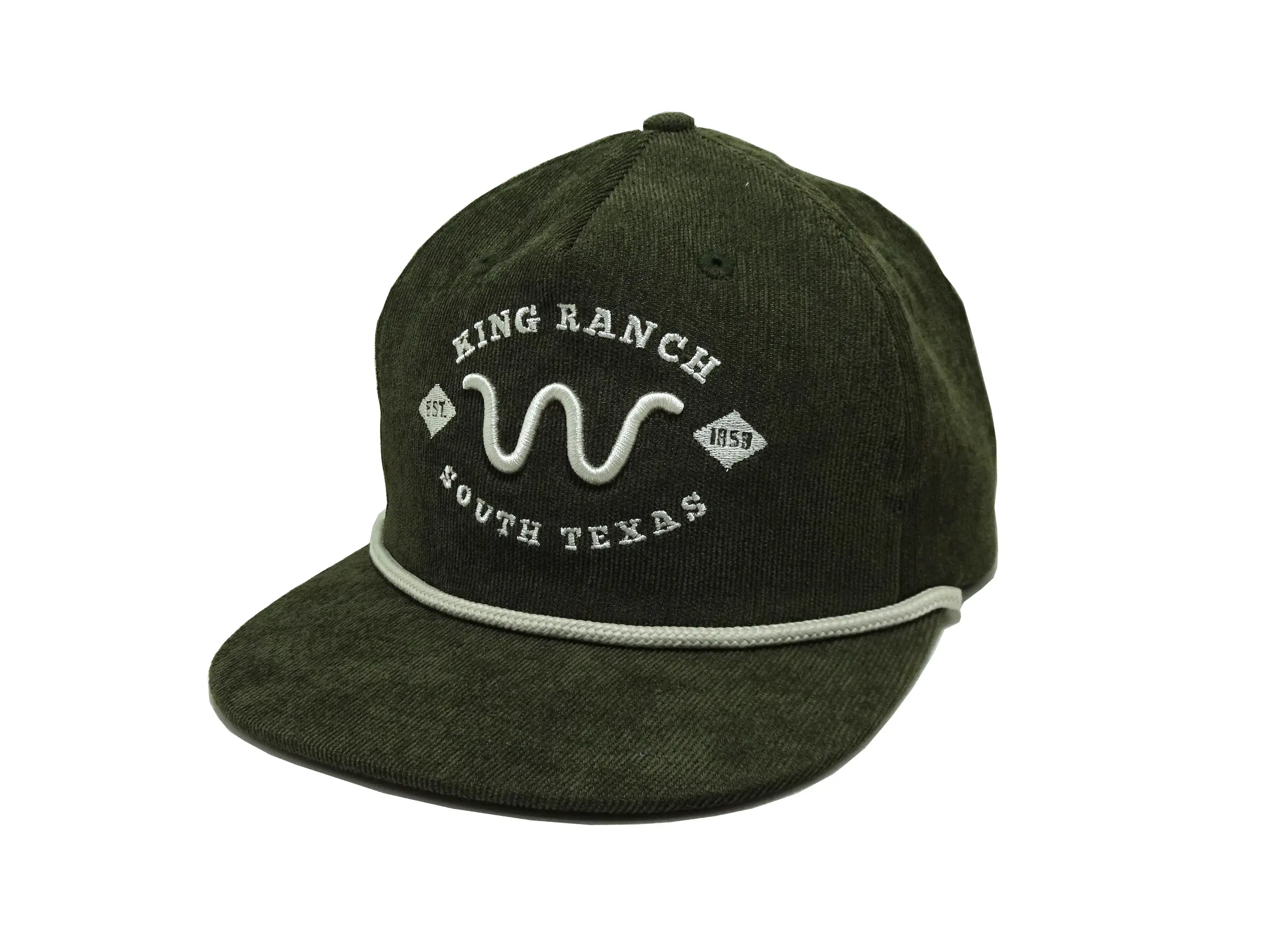 Custom Corduroy Snapback Caps With Mesh Embroidery Baseball Hat Vietnam Factory Dark Green Sport Dad Hat Customized Logo 2