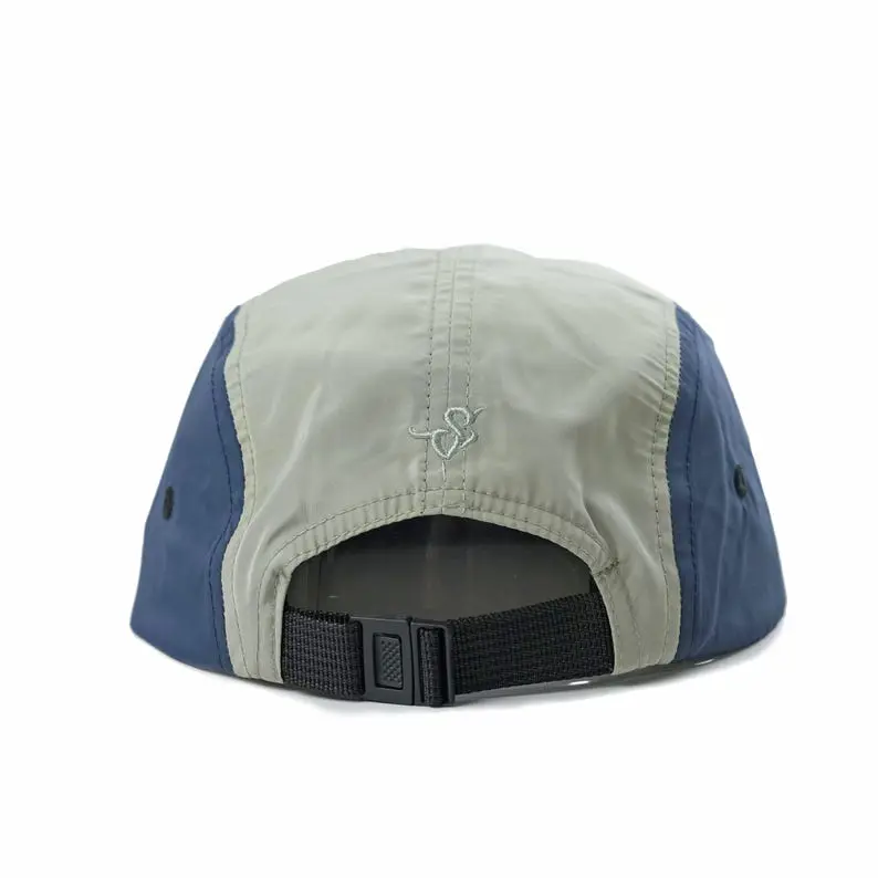 Custom Embroidered 5 Panel Plain Camper Cap Vietnam Made High Quality Flat Brim Hat For Unisex Streetwear Brand Promotion L01 4