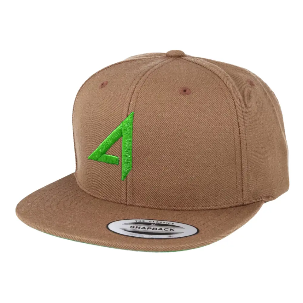 Custom Embroidered Logo Y Classic 6 Panel Structured High Pro Flat Brim Plastic Single Row Buckle Brown Street Styles All Ages 1