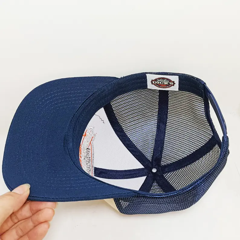 Custom Embroidered Patch Logo Trucker Hat Vietnam Made Mesh Back Two Tone Caps For Men Women Wine Lovers Casual Outdoor Style L1 7