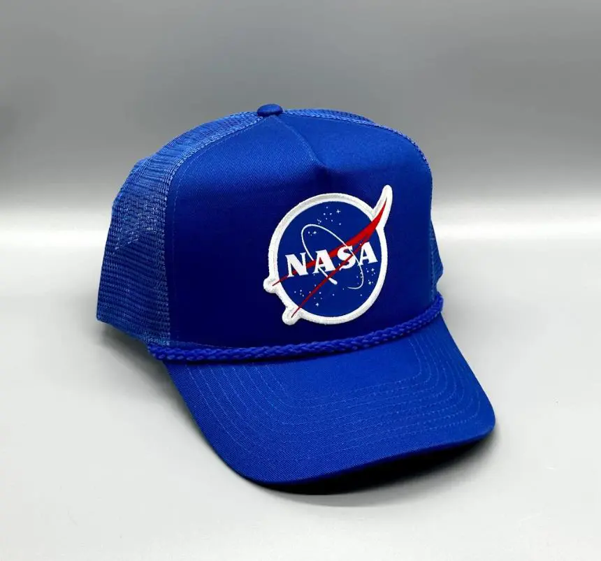 Custom Embroidery Hat Headwear Trucker Hats with Mesh Vintage Caps Sport Design Promotional Brand Hat with Rope Merow PAtch Logo 2