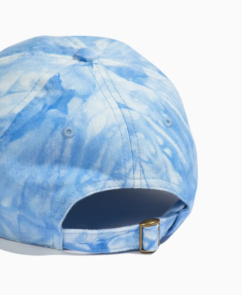 Custom Embroidery Logo 6-Panel Curved Brim High Quality Blue Color Low Profile Baseball Cap Vietnam Product Made in Vietnam 2