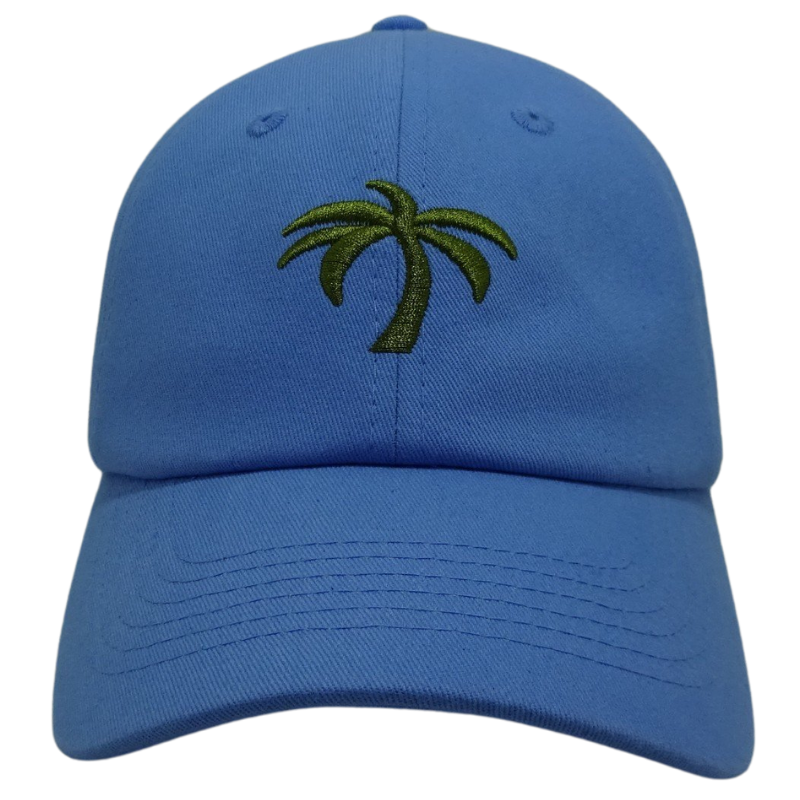 Custom Embroidery Logo Baseball Caps With Tropical Style Curved Text Hat Gorras For Men Women Casual Fashion Brand Promotion L01