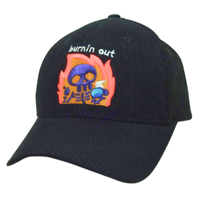 Custom Embroidery Logo Hats Design Private Label Left Side Casual Corduroy Baseball Caps Vietnam OEM ODM Manufacture L01 3