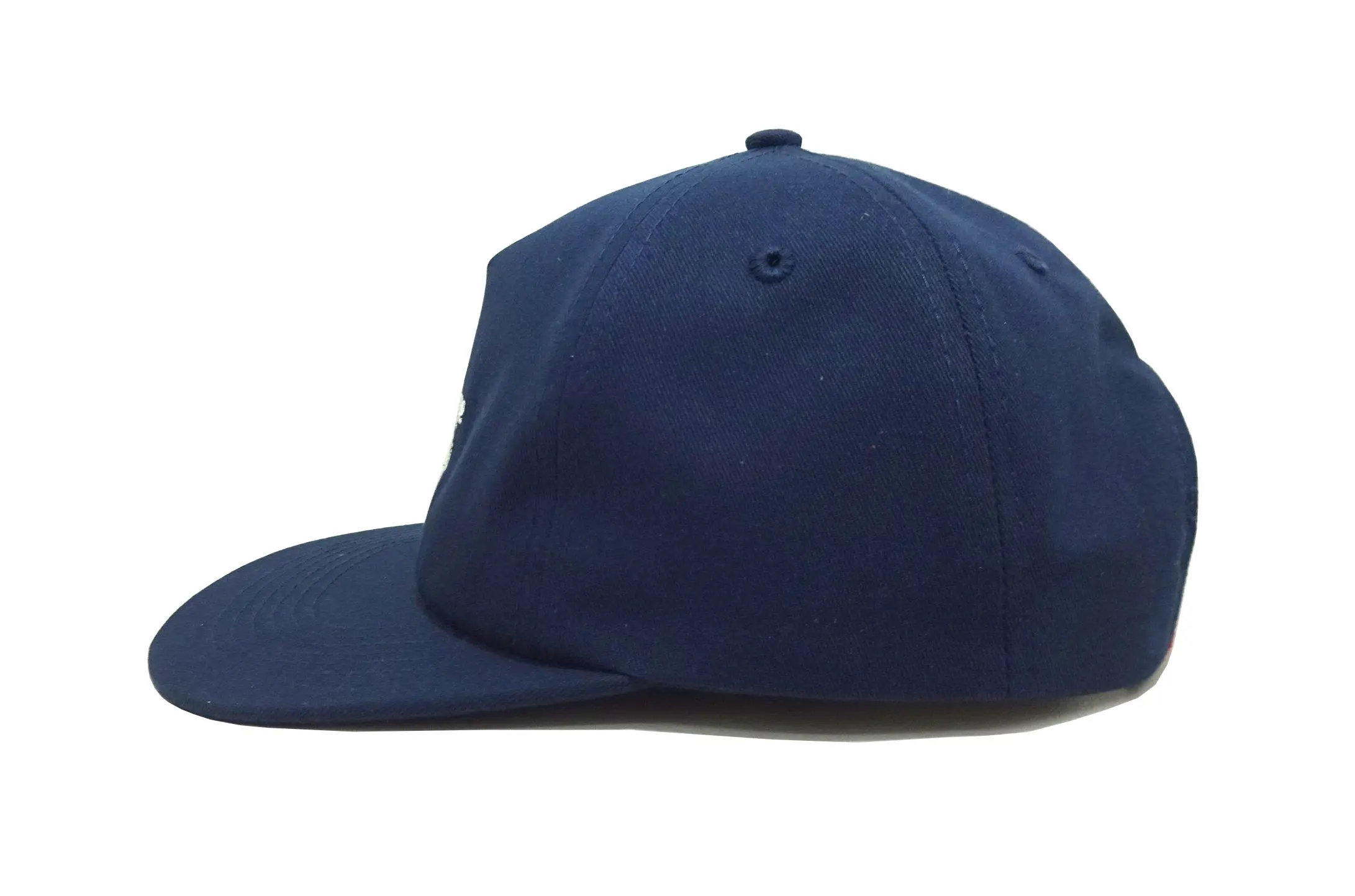 Custom Embroidery Logo Snapback Caps Flat Bill Navy Baseball Hats Vietnam Brand Hat For Business High Quality Small MOQ 3