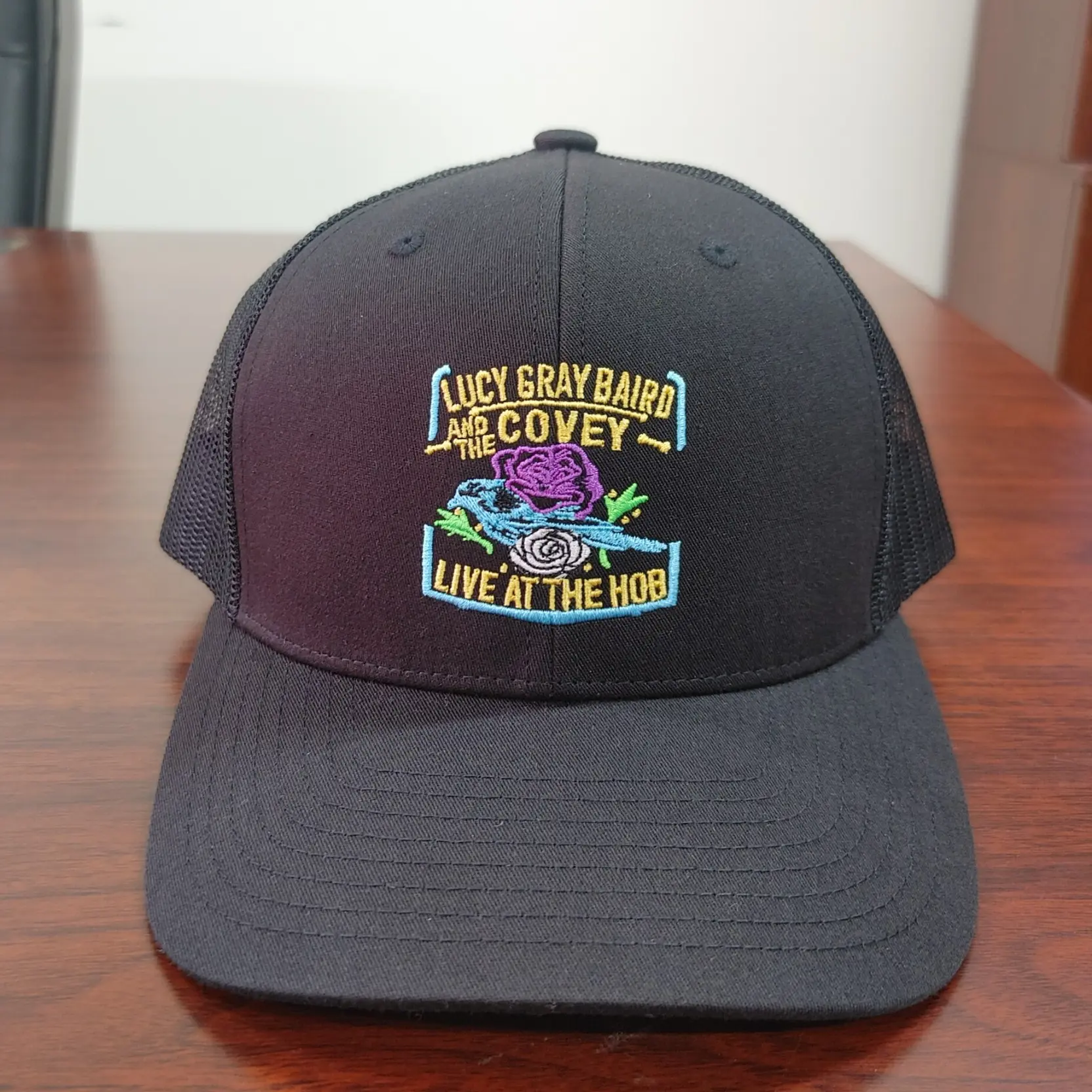 Custom Embroidery Logo Trucker Hats Custom Snapback Caps Custom Patch Vietnam Promotional Hat 1