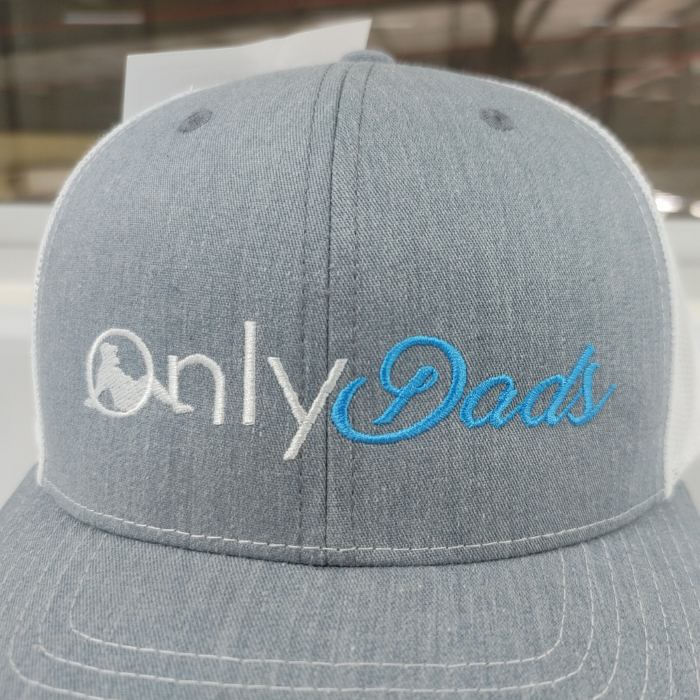 Custom Embroidery Logo Y Ri 112 6 Panel Gray White Mesh Structured Single Breasted Buckle Two Eyelet on Front Side Mixed Items 3