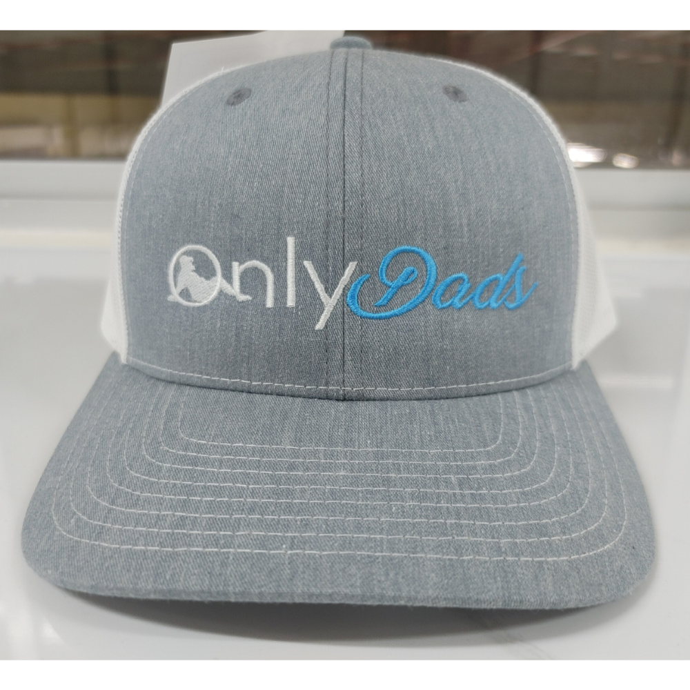 Custom Embroidery Logo Y Ri 112 6 Panel Gray White Mesh Structured Single Breasted Buckle Two Eyelet on Front Side Mixed Items 6