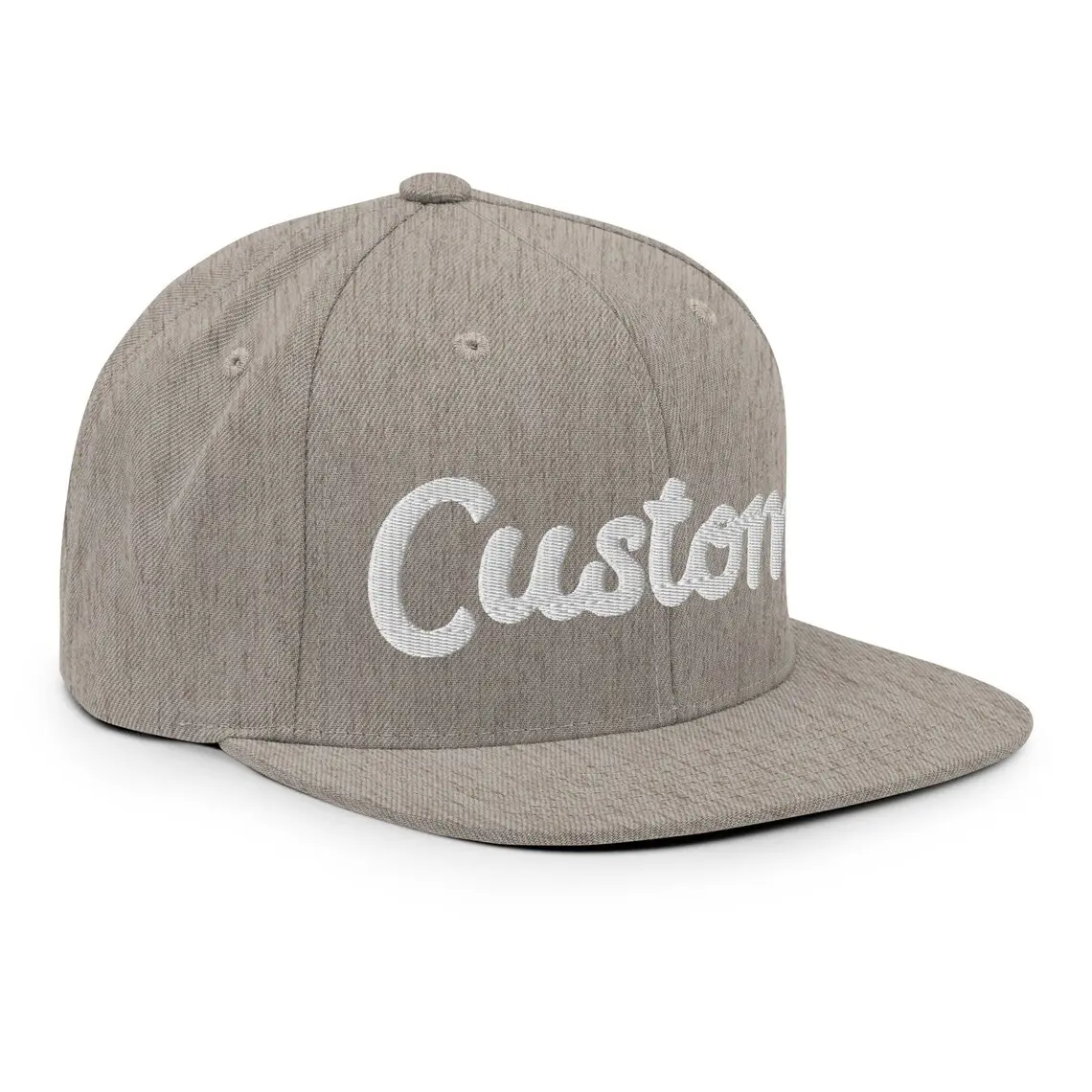 Custom Embroidery Text Or Design Snapback Hats Plastic Snap Closure Trucker Caps Of Injae Vina Adjustable Caps 3
