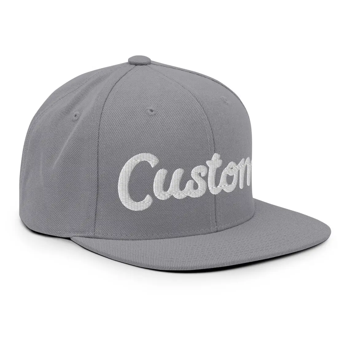 Custom Embroidery Text Or Design Snapback Hats Plastic Snap Closure Trucker Caps Of Injae Vina Adjustable Caps 2